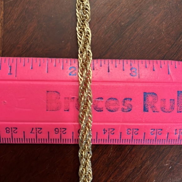 10kt yellow gold spiga barrel bracelet 8 in. By Michael Anthony real gold - Picture 5 of 6